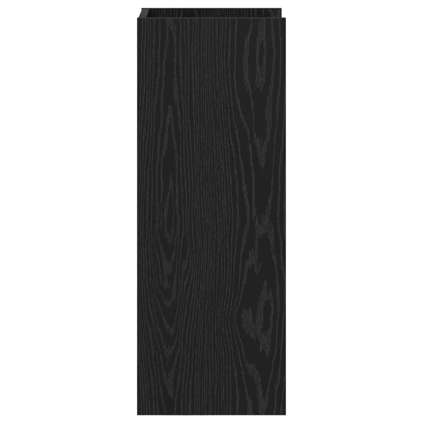 Plantenstandaard met plank 2 pcs Zwarte Eik 30 x 30 x 80 cm