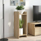 Plantenstandaard 2 stuks Sonoma eiken 30x30x80 cm