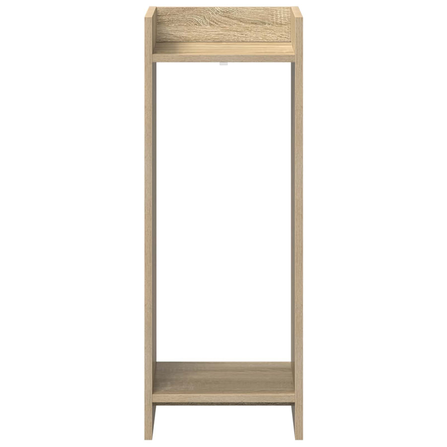 Plantenstandaard met plank 2 pcs Sonoma Eiken 30 x 30 x 80 cm