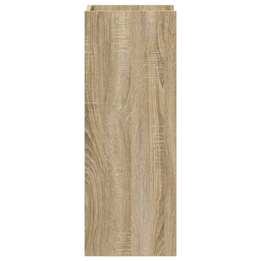 Plantenstandaard met plank 2 pcs Sonoma Eiken 30 x 30 x 80 cm