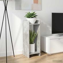 Plantenstandaard Beton Grijs 30 x 30 x 80 cm Geconstrueerd hout