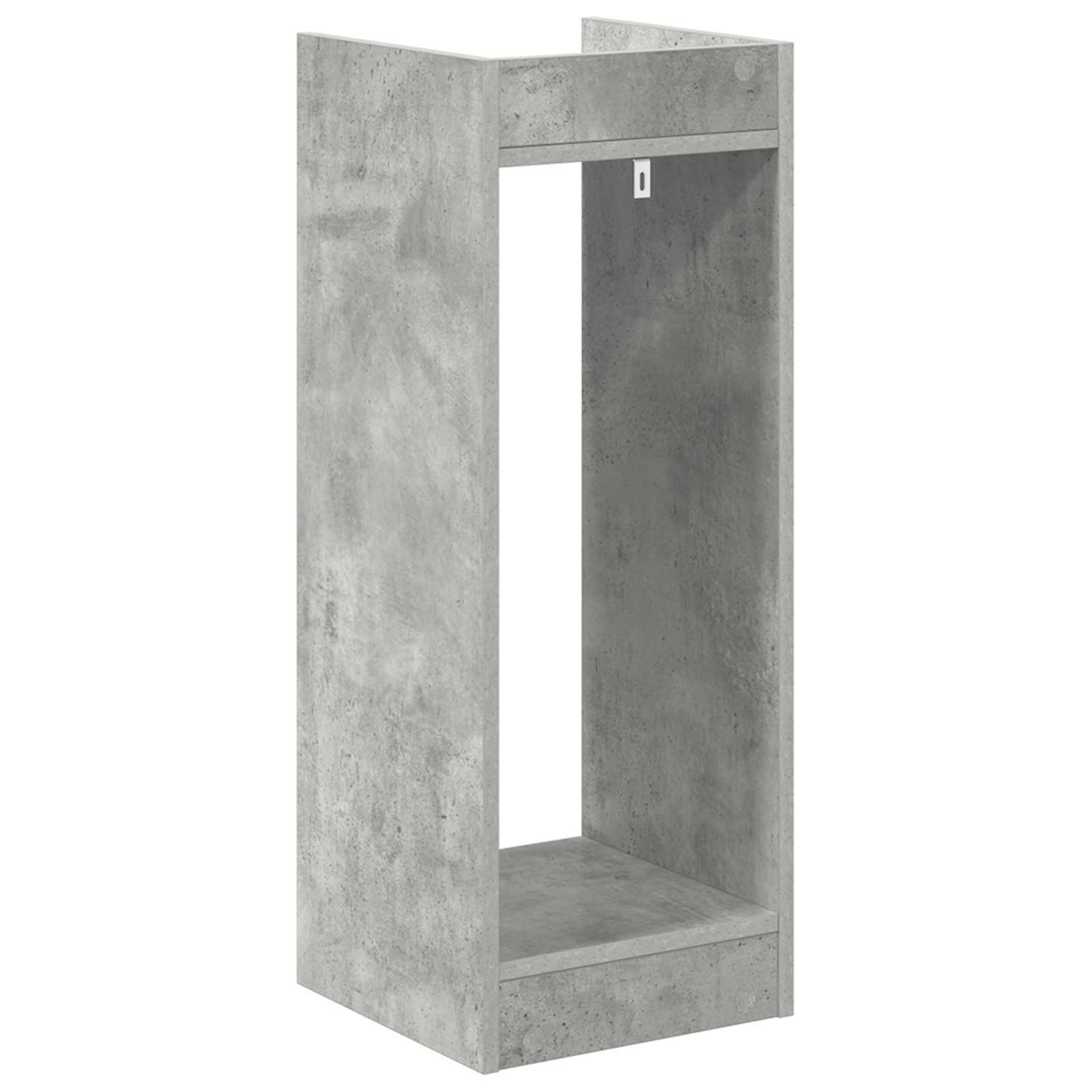 Plantenstandaard Beton Grijs 30 x 30 x 80 cm Geconstrueerd hout