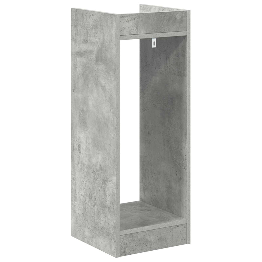 Plantenstandaard Beton Grijs 30 x 30 x 80 cm Geconstrueerd hout