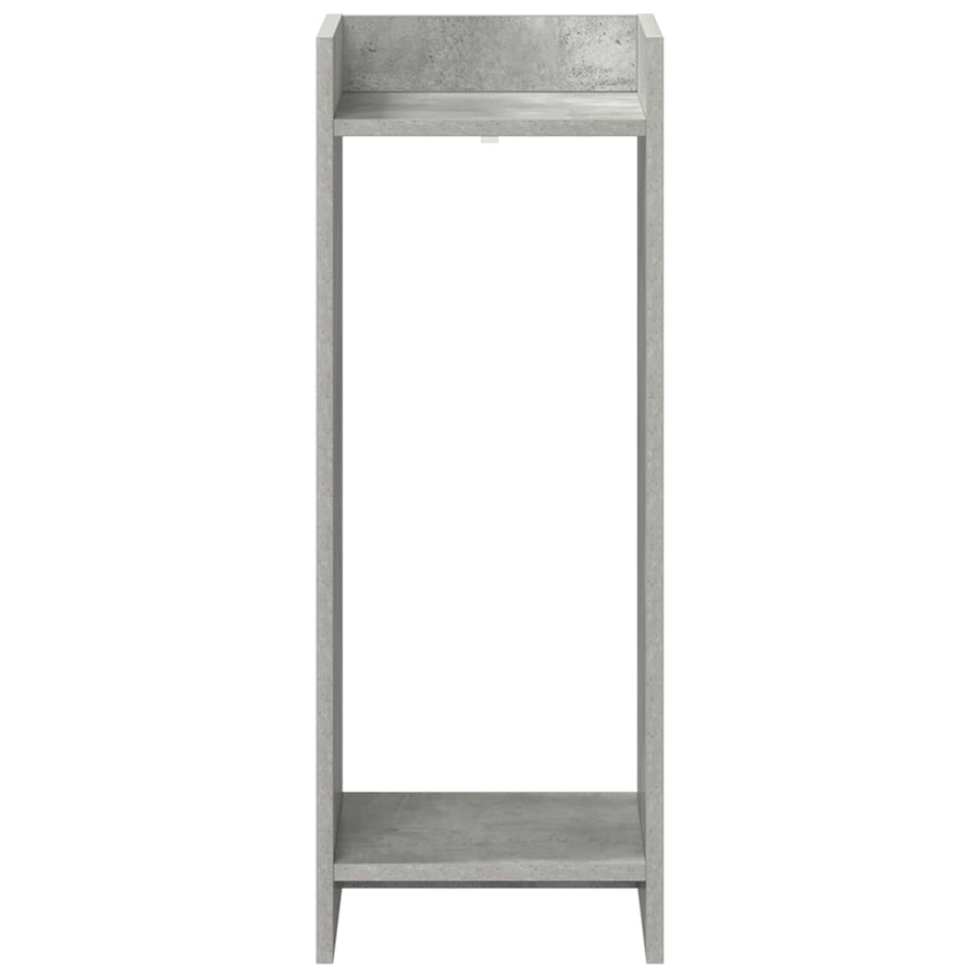 Plantenstandaard Beton Grijs 30 x 30 x 80 cm Geconstrueerd hout