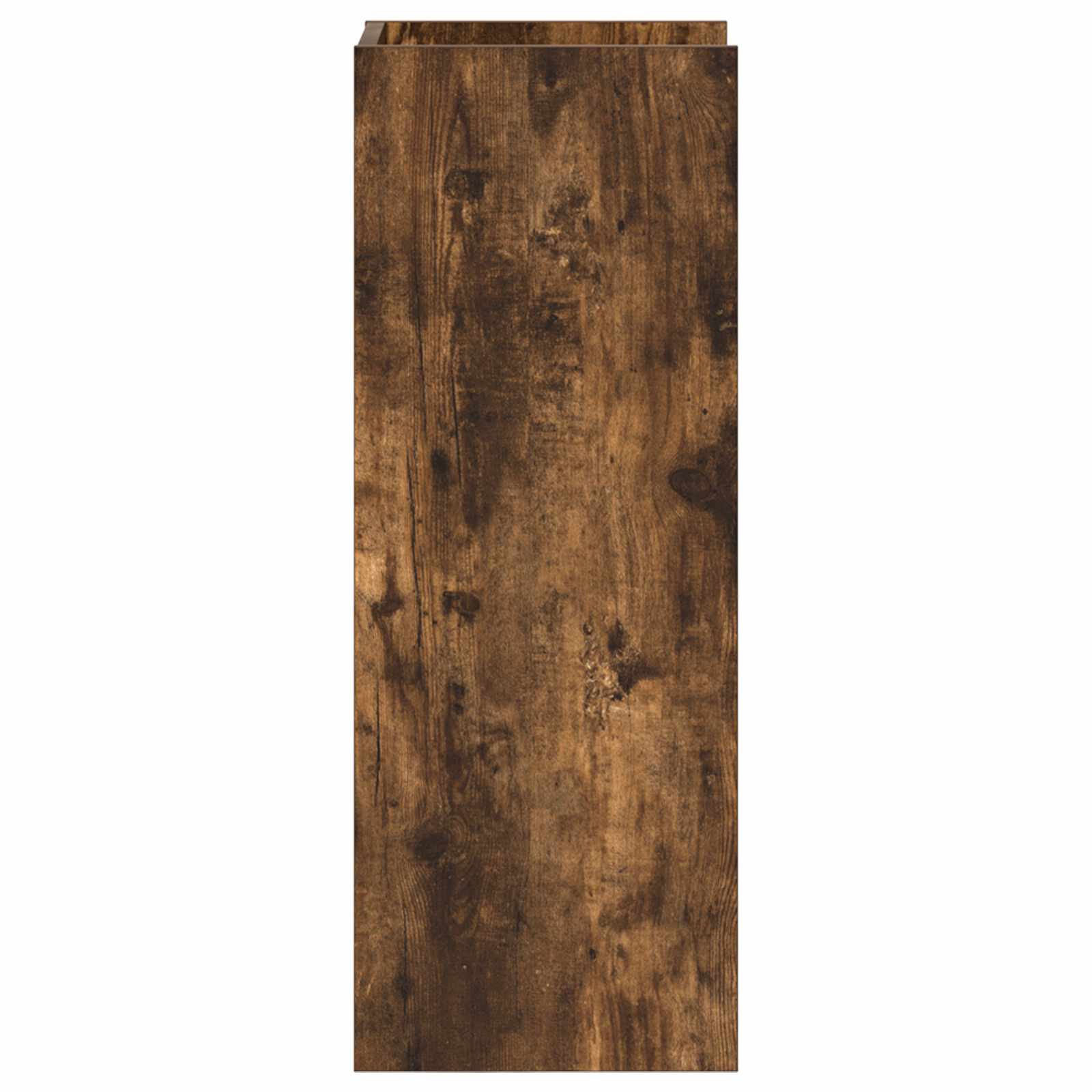 Plantenstandaard met plank Gerookte Eik 30 x 30 x 80 cm