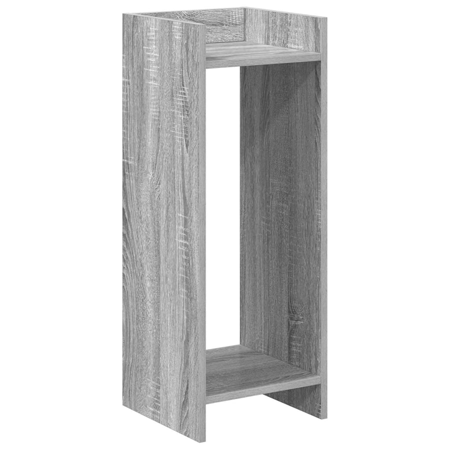 Plantenstandaard met plank Grijze Sonoma 30 x 30 x 80 cm