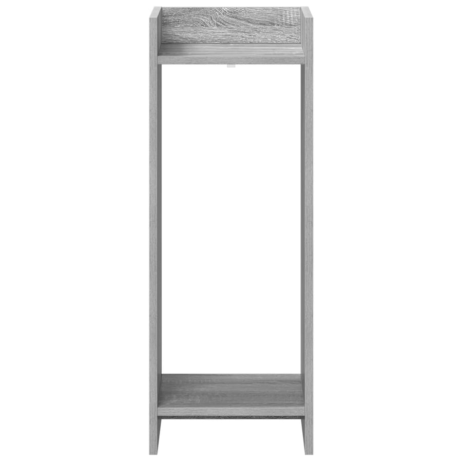 Plantenstandaard met plank 2 pcs Grijze Sonoma 30 x 30 x 80 cm