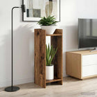 Plantenstandaard set van 2 oud hout 30x30x80 cm
