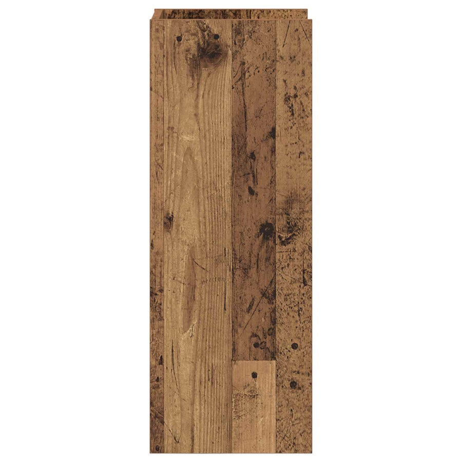 Plantenstandaard met plank 2 pcs Oudhout 30 x 30 x 80 cm