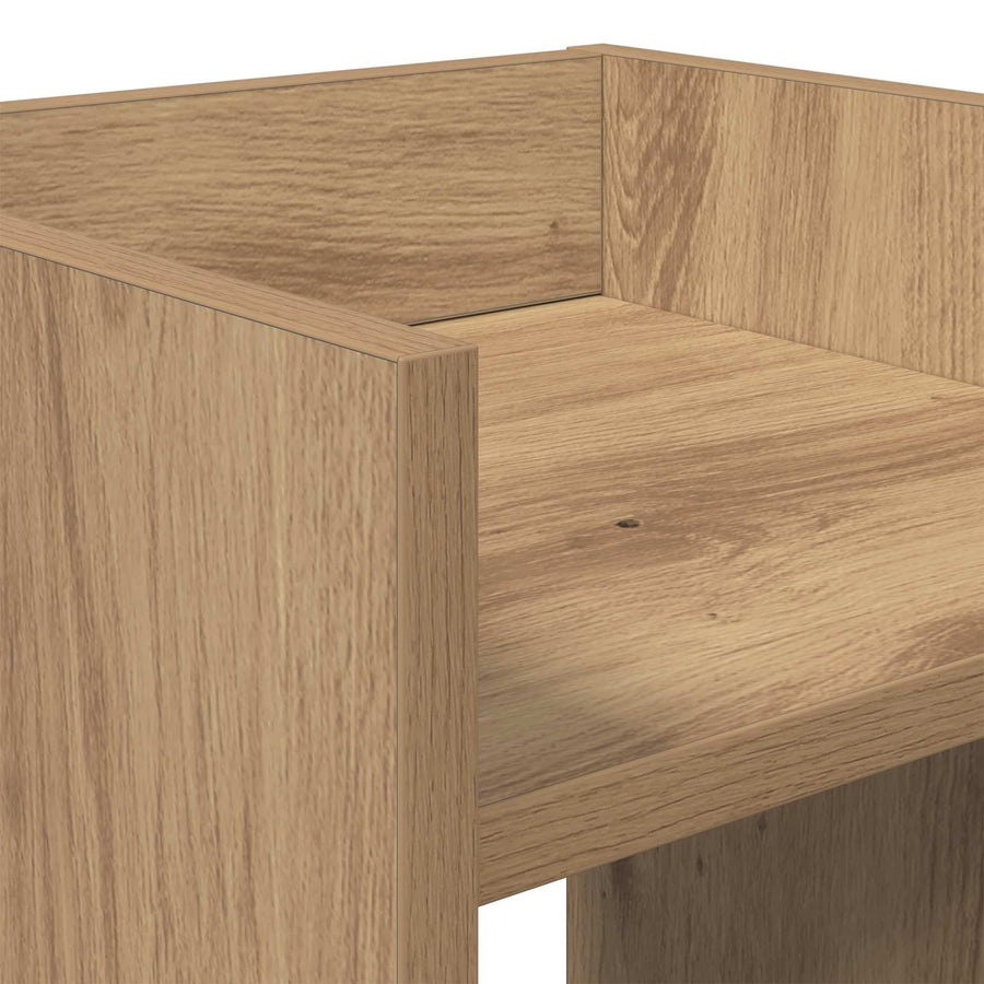 Plantenstandaard Artisan Eik 30 x 30 x 80 cm Geconstrueerd hout