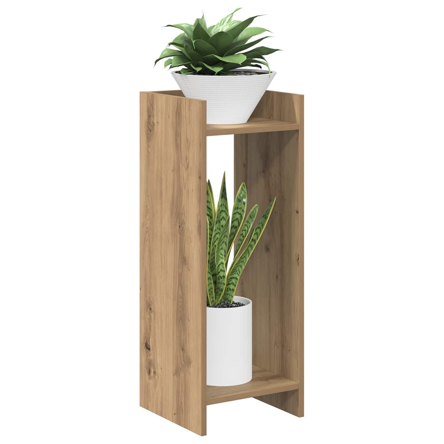 Plantenstandaard Artisan Eik 30 x 30 x 80 cm Geconstrueerd hout
