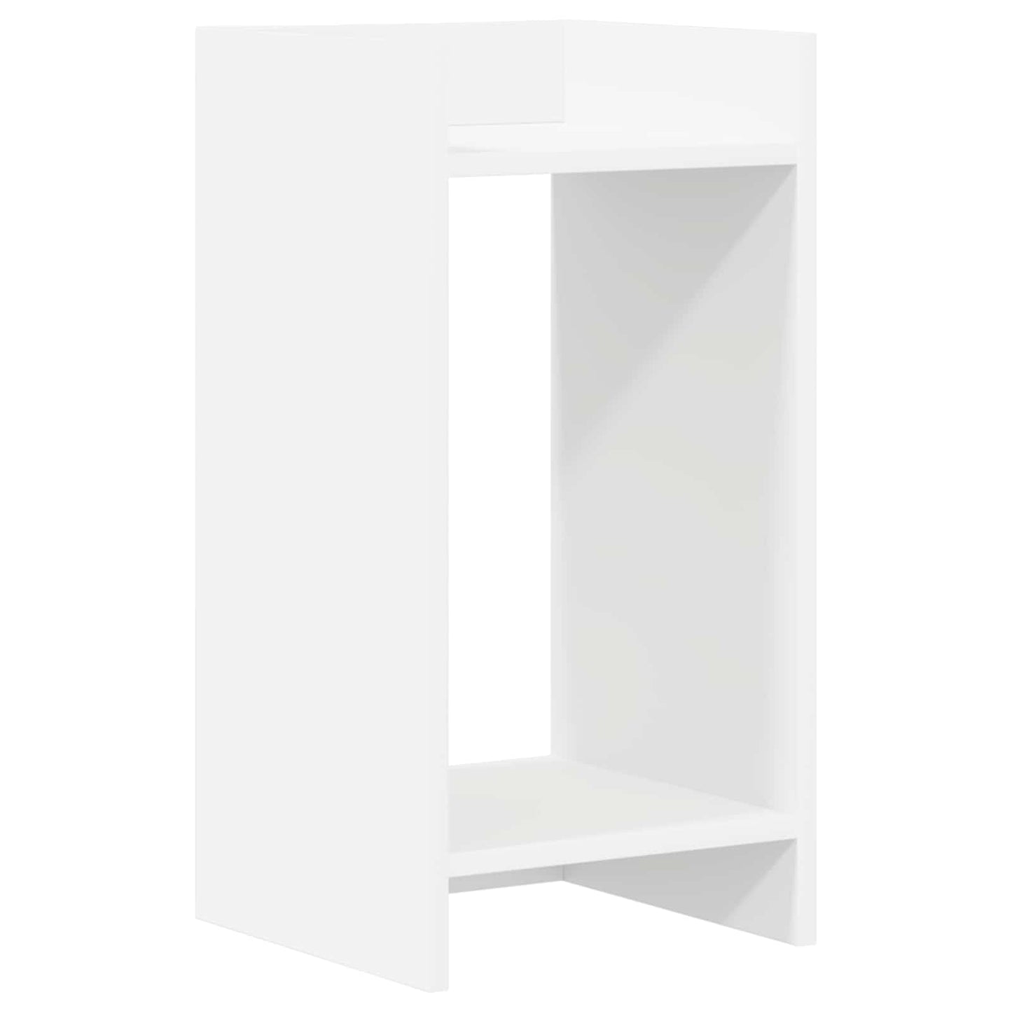 Plantenstandaard Wit 30 x 30 x 60 cm Geconstrueerd hout