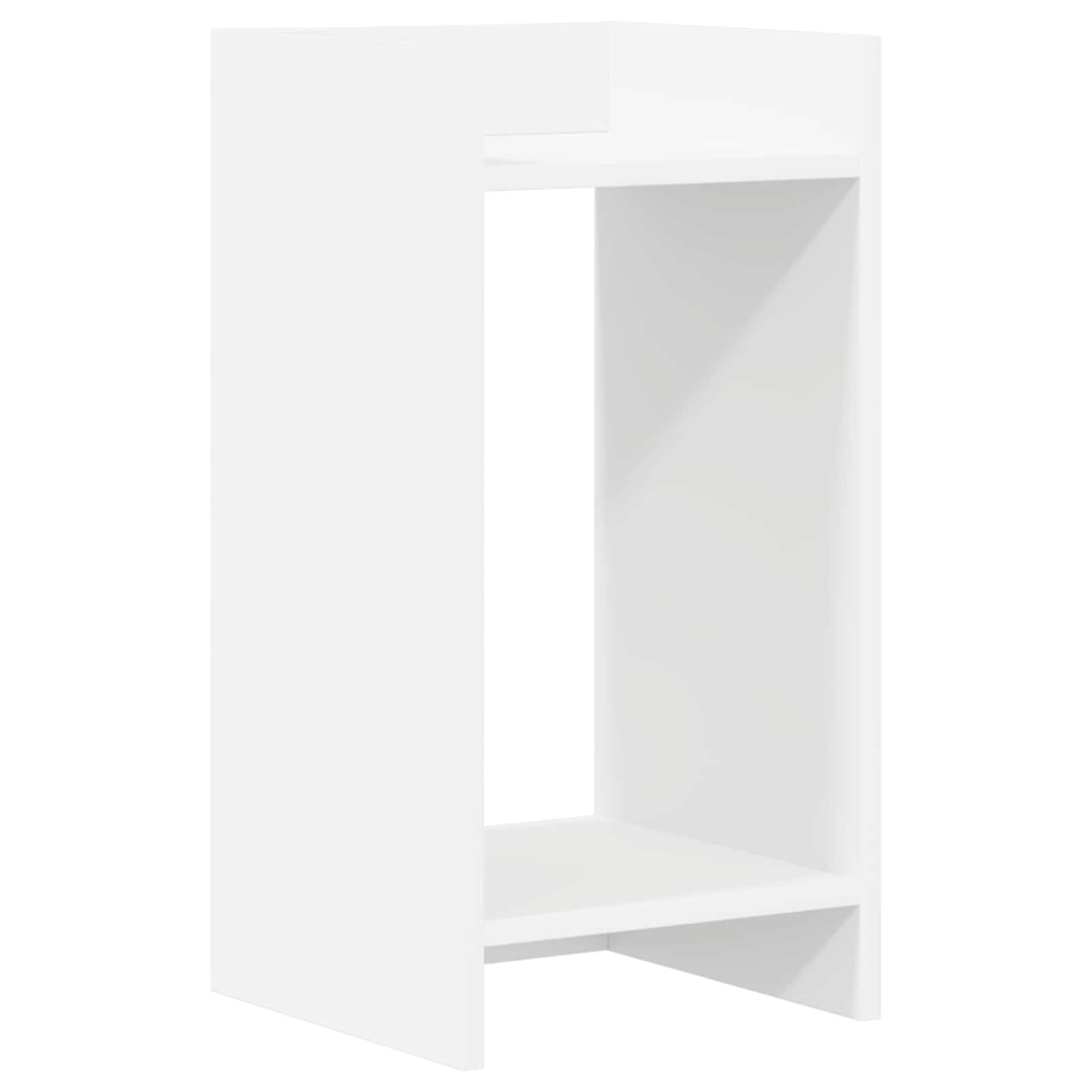 Plantenstandaard Wit 30 x 30 x 60 cm Geconstrueerd hout