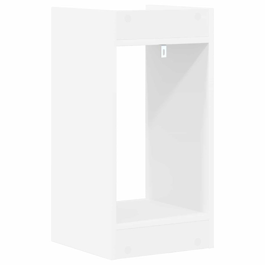 Plantenstandaard Wit 30 x 30 x 60 cm Geconstrueerd hout