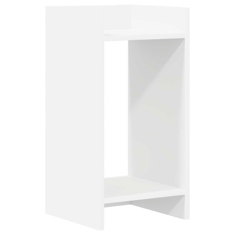 Plantenstandaard 2 pcs Wit 30 x 30 x 60 cm Geconstrueerd hout