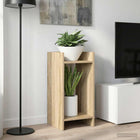 Plant Stand with Shelf Sonoma Oak 30 x 30 x 60 cm