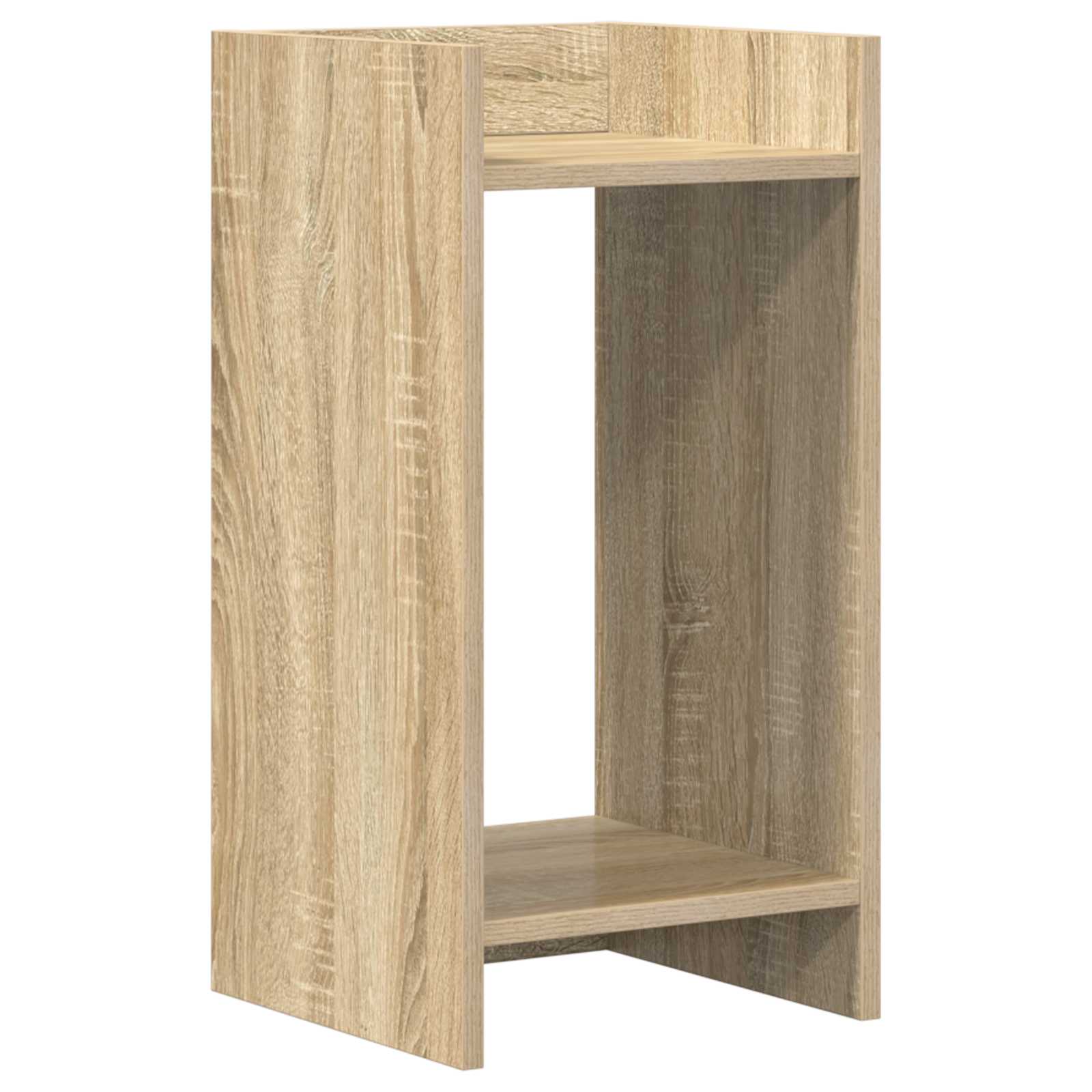 Plantenstandaard met plank Sonoma Eiken 30 x 30 x 60 cm