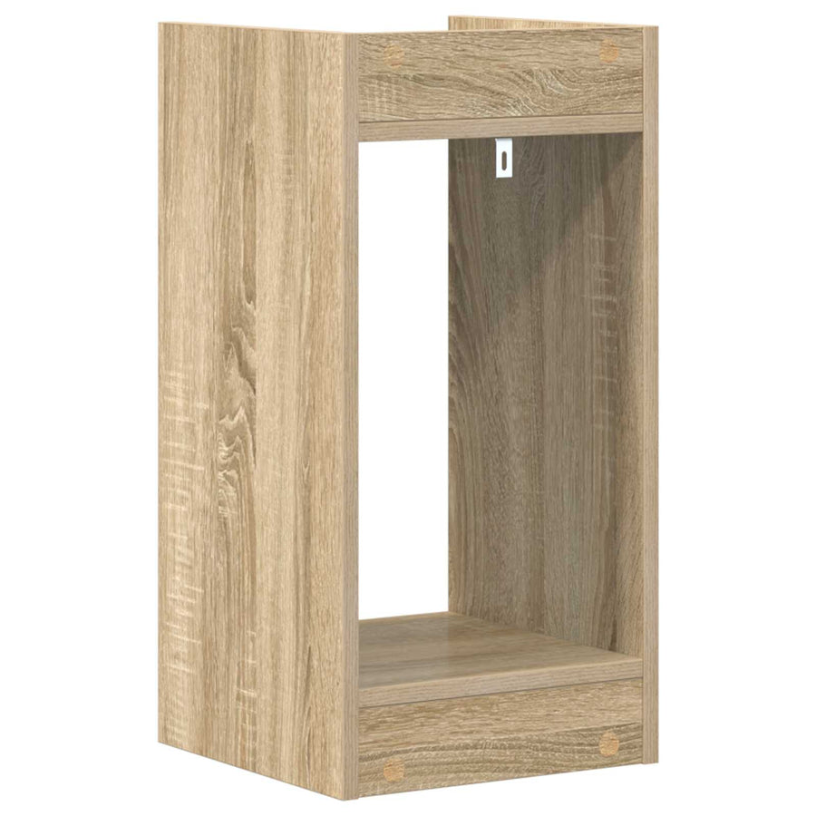 Plantenstandaard met plank Sonoma Eiken 30 x 30 x 60 cm
