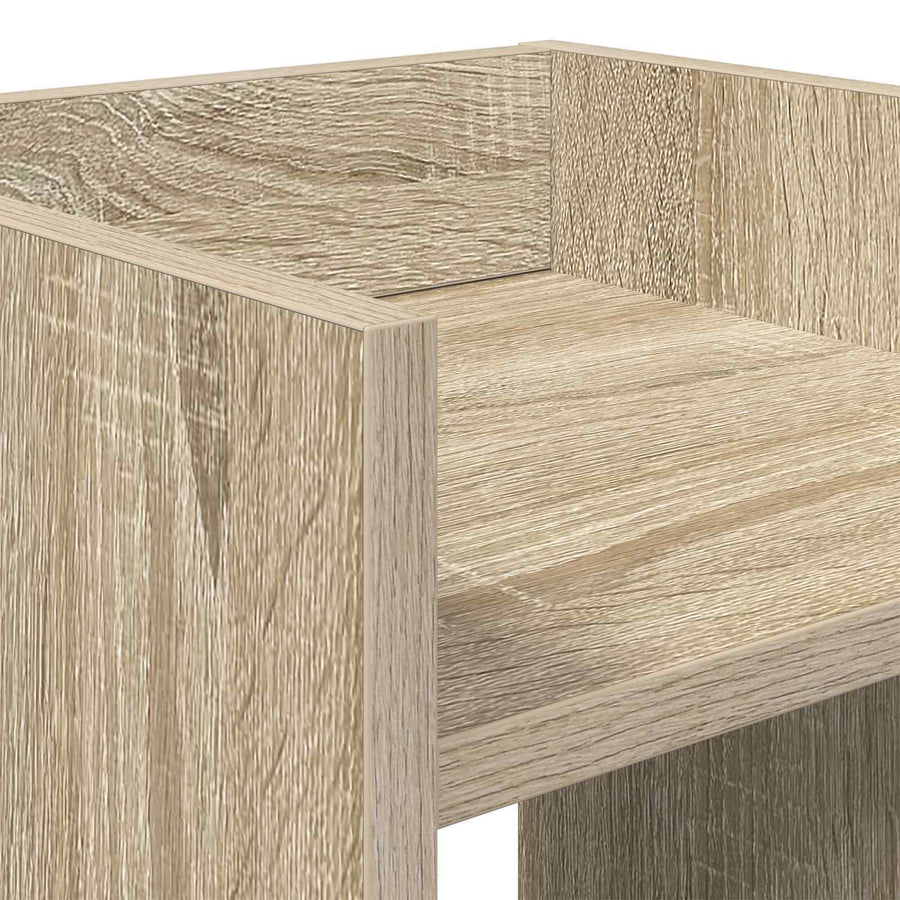 Plantenstandaard met plank 2 pcs Sonoma Eiken 30 x 30 x 60 cm