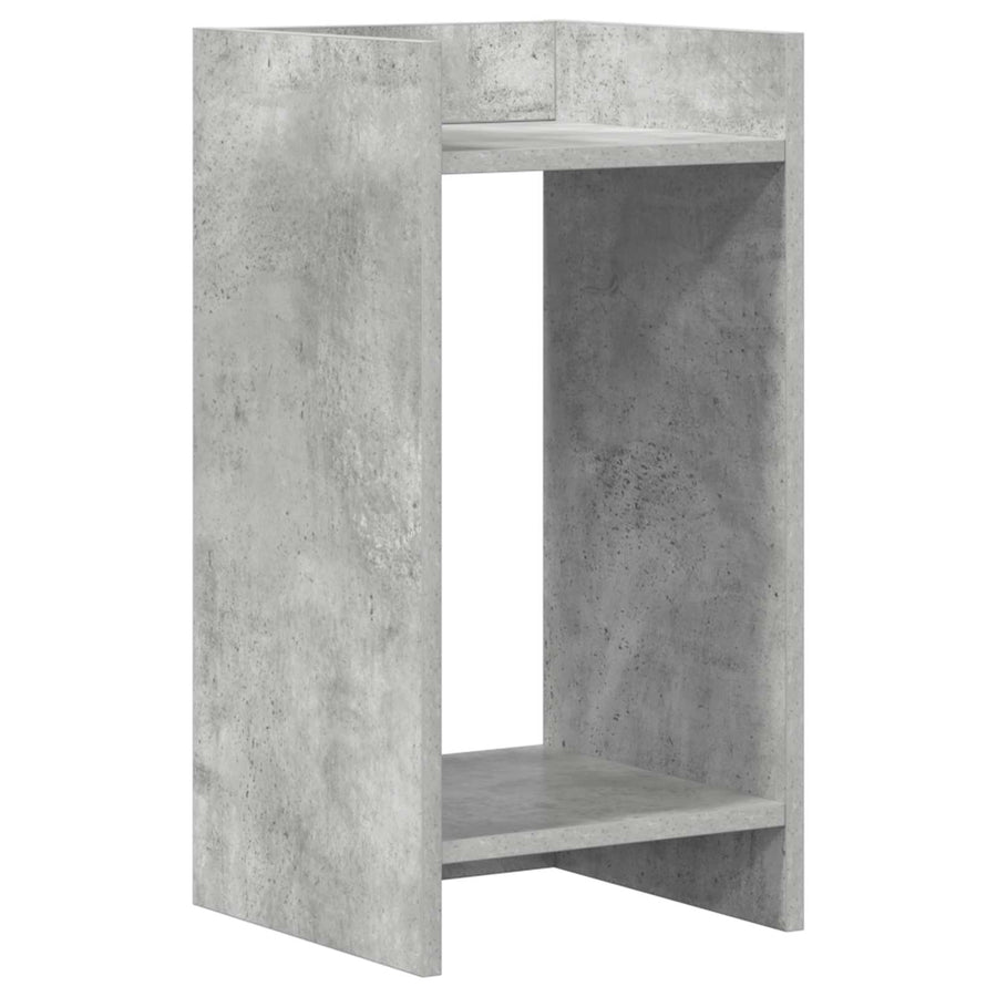 Plantenstandaard Beton Grijs 30 x 30 x 60 cm Geconstrueerd hout