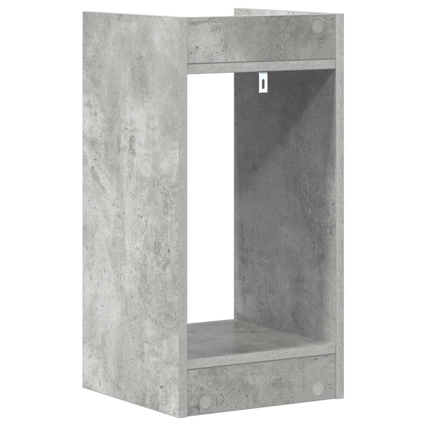 Plantenstandaard Beton Grijs 30 x 30 x 60 cm Geconstrueerd hout