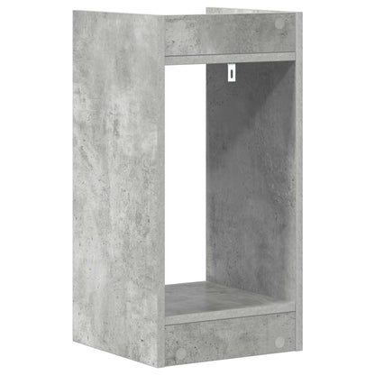 Plantenstandaard Beton Grijs 30 x 30 x 60 cm Geconstrueerd hout