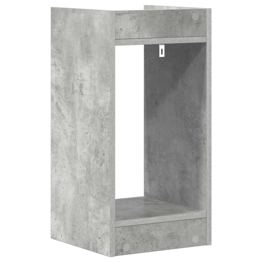 Plantenstandaard Beton Grijs 30 x 30 x 60 cm Geconstrueerd hout