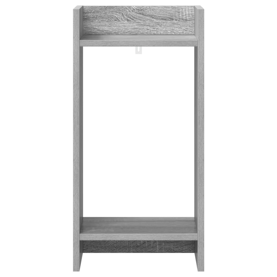 Plantenstandaard met plank Grijze Sonoma 30 x 30 x 60 cm