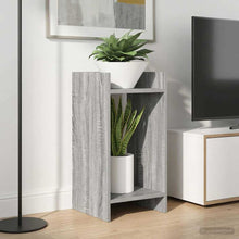 Plantenstandaard met plank 2 pcs Grijze Sonoma 30 x 30 x 60 cm