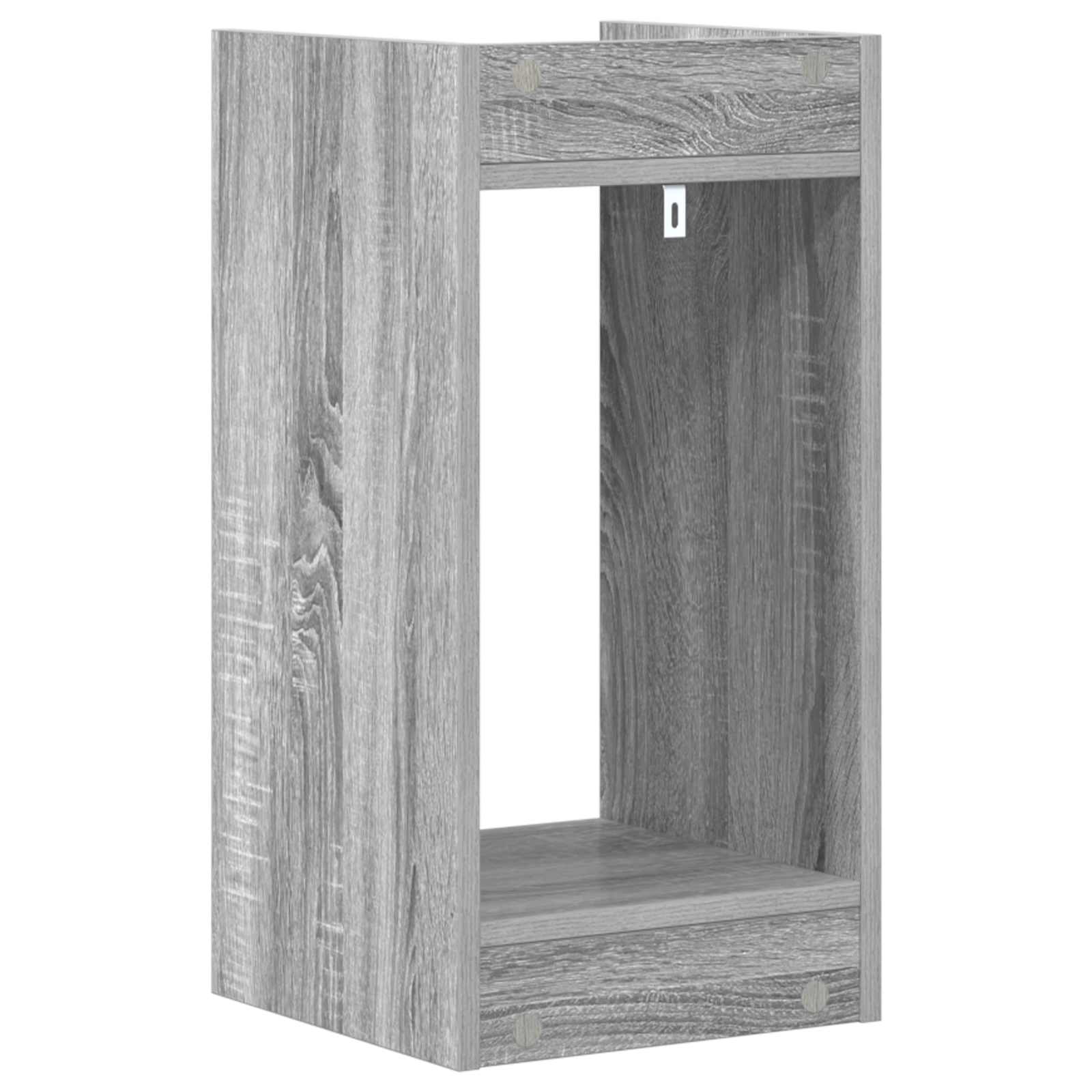 Plantenstandaard met plank 2 pcs Grijze Sonoma 30 x 30 x 60 cm