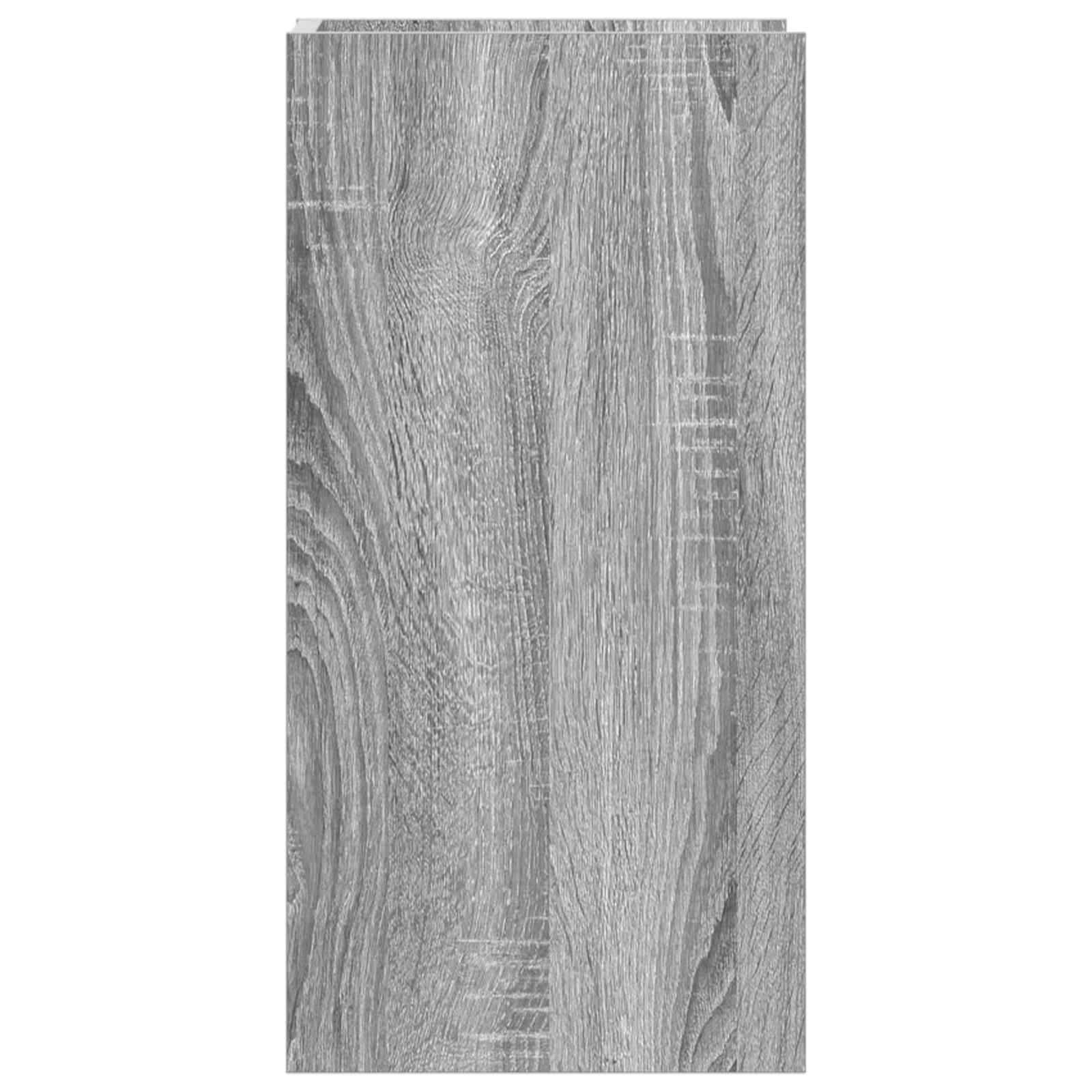 Plantenstandaard met plank 2 pcs Grijze Sonoma 30 x 30 x 60 cm