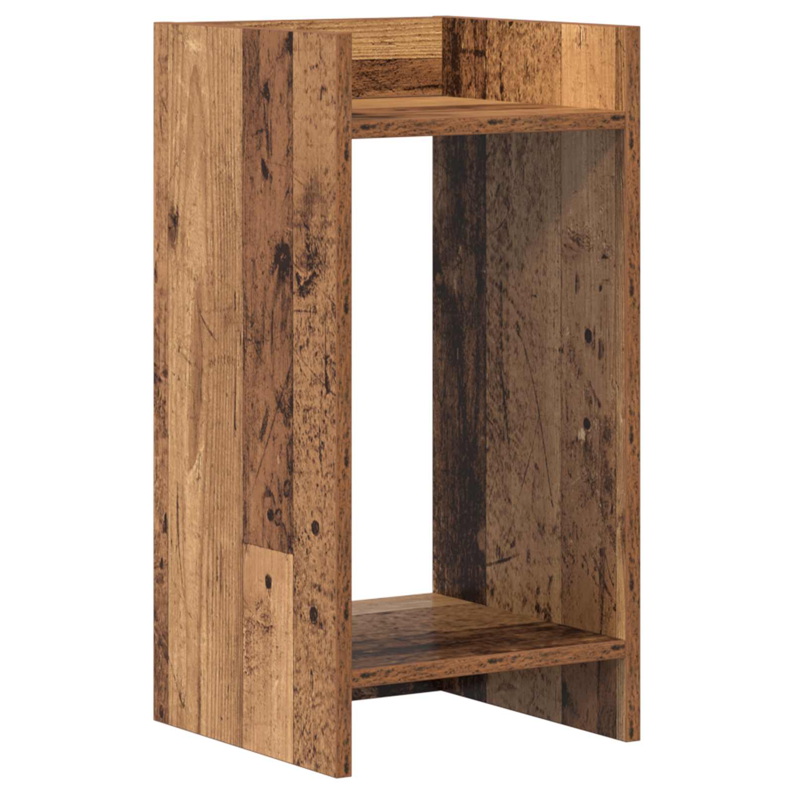 Plantenstandaard Oudhout 30 x 30 x 60 cm Geconstrueerd hout