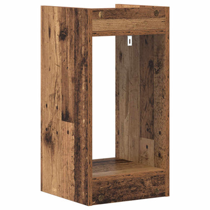 Plantenstandaard Oudhout 30 x 30 x 60 cm Geconstrueerd hout