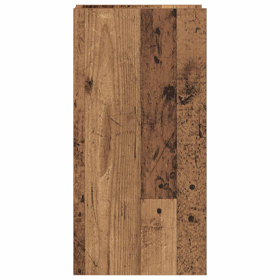Plantenstandaard met plank 2 pcs Oudhout 30 x 30 x 60 cm