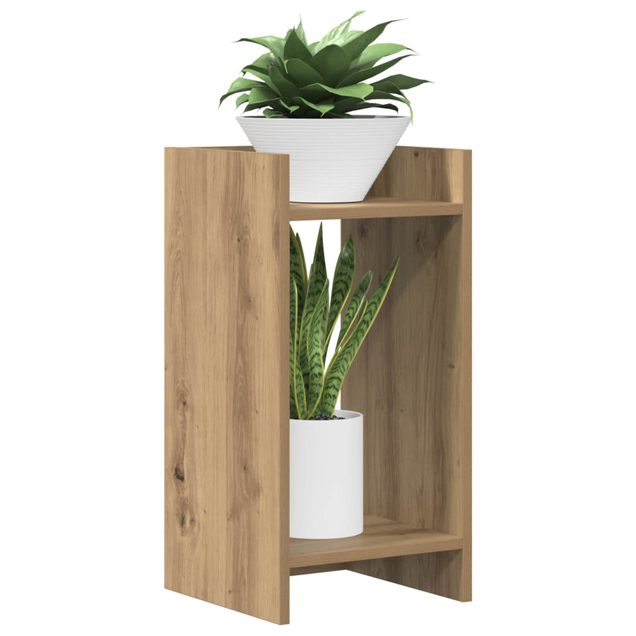 Plantenstandaard Artisan Eik 30 x 30 x 60 cm Geconstrueerd hout