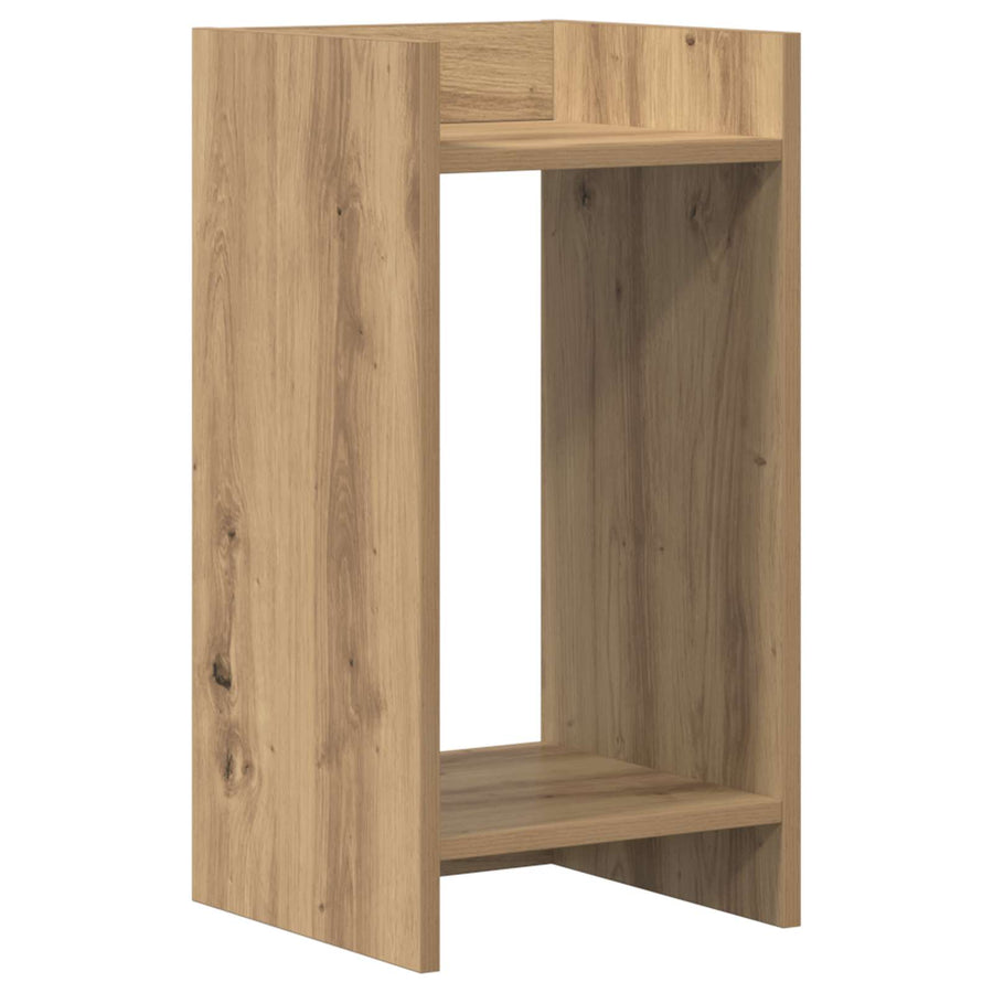 Plantenstandaard met plank 2 pcs Artisan Eik 30 x 30 x 60 cm