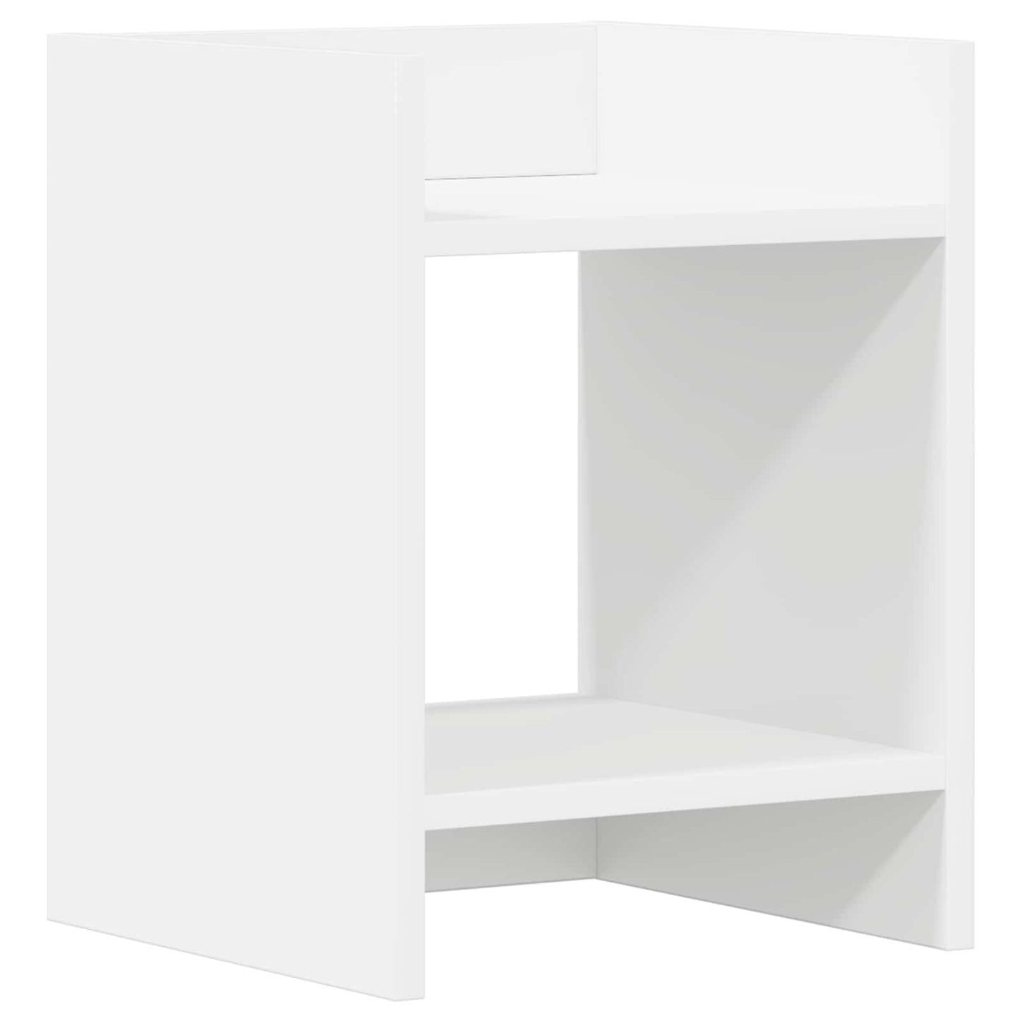 Plantenstandaard 2 pcs Wit 30 x 30 x 40 cm Geconstrueerd hout