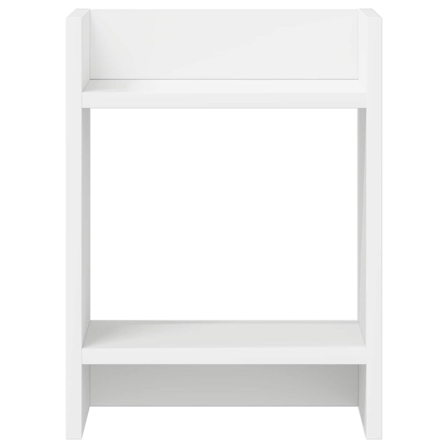 Plantenstandaard 2 pcs Wit 30 x 30 x 40 cm Geconstrueerd hout