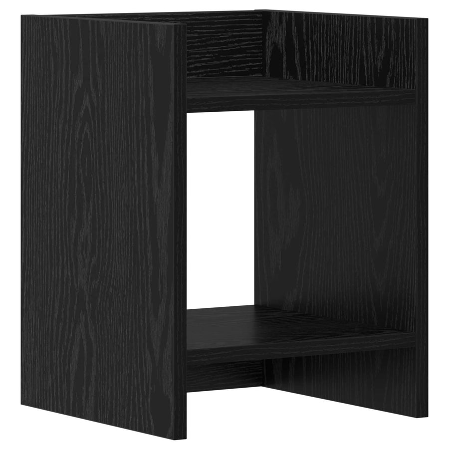 Plantenstandaard Zwarte Eik 30 x 30 x 40 cm Geconstrueerd hout