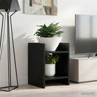 Plant stand with shelf 2 pcs Black Oak 30 x 30 x 40 cm