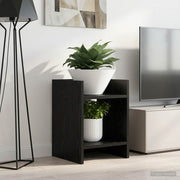 Plantenstandaard 2 stuks Zwarte Eik 30x30x40 cm