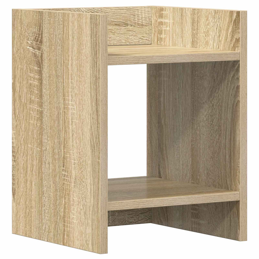 Plantenstandaard met plank Sonoma Eiken 30 x 30 x 40 cm