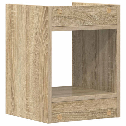 Plantenstandaard met plank Sonoma Eiken 30 x 30 x 40 cm