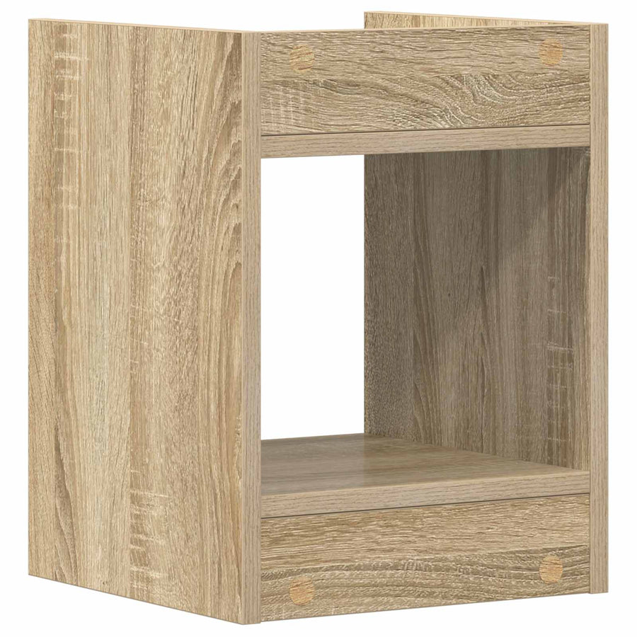 Plantenstandaard met plank 2 pcs Sonoma Eiken 30 x 30 x 40 cm