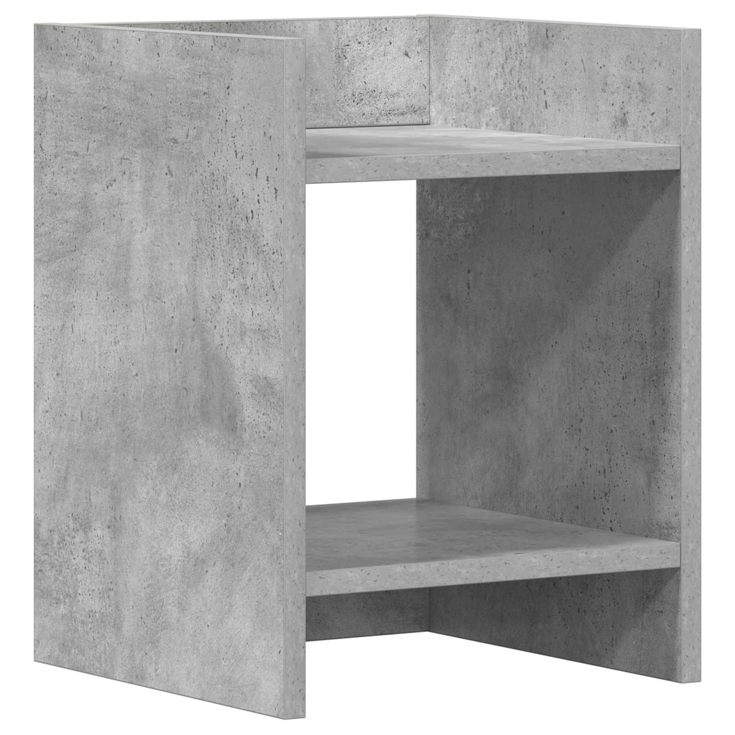 Plantenstandaard Beton Grijs 30 x 30 x 40 cm Geconstrueerd hout