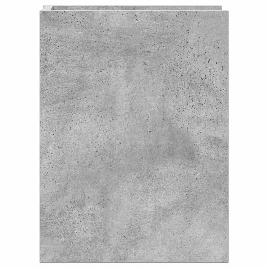 Plantenstandaard met plank 2 pcs Beton Grijs 30 x 30 x 40 cm