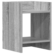 Plantenstandaard met plank Grijze Sonoma 30 x 30 x 40 cm