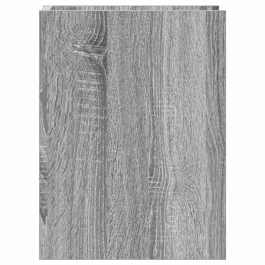 Plantenstandaard met plank Grijze Sonoma 30 x 30 x 40 cm