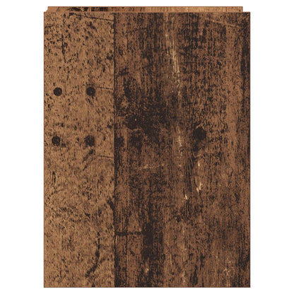 Plantenstandaard met plank 2 pcs Oudhout 30 x 30 x 40 cm
