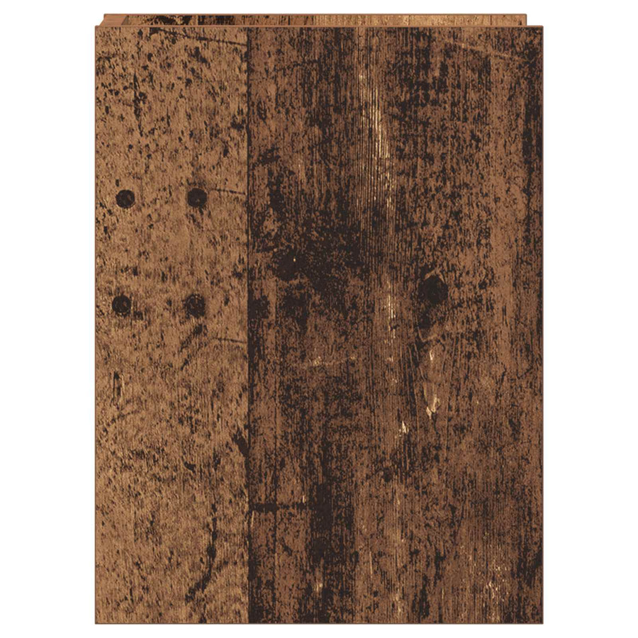 Plantenstandaard met plank 2 pcs Oudhout 30 x 30 x 40 cm